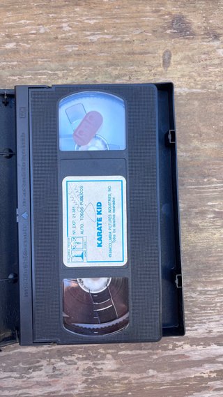 Cofanetto VHS Karate Kid 1, 2 e 3