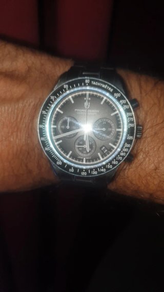 Reloj Pagan Design Cronógrafo Negro Hombre
