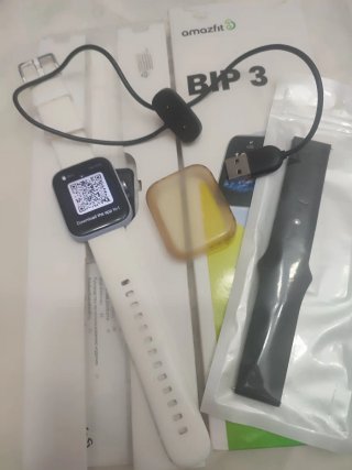 Amazfit Bip 3 Smartwatch Azul/Blanco