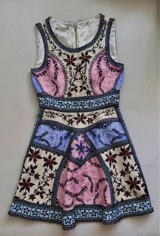 Vestido Highly Preppy Azul y Rosa