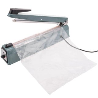 Selladora de bolsas metálica resistente.
