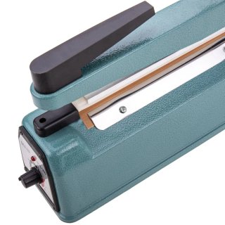 Selladora de bolsas metálica resistente.