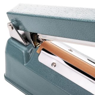 Selladora de bolsas metálica resistente.