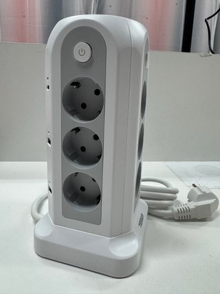 Regleta 3 enchufes + 2 USB + 1 USB-C