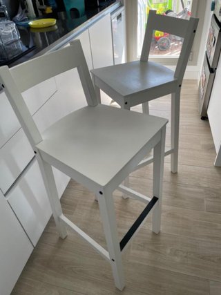 Taburete Alto Ikea Nordviken 75cm Blanco