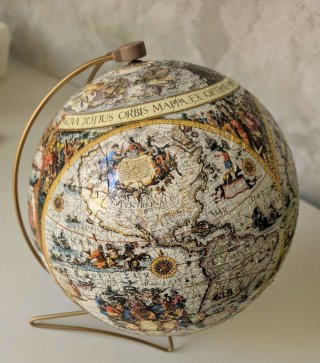 Puzzle Globo Terráqueo Mapa Antiguo