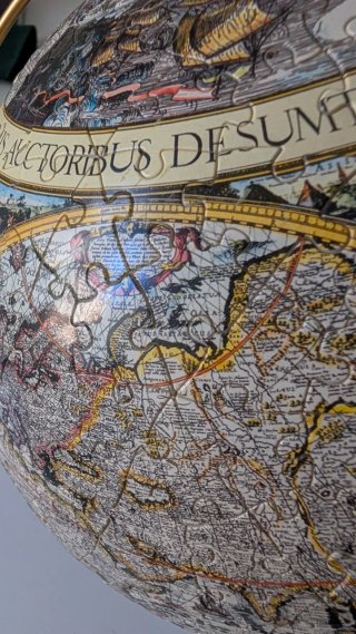 Puzzle Globo Terráqueo Mapa Antiguo