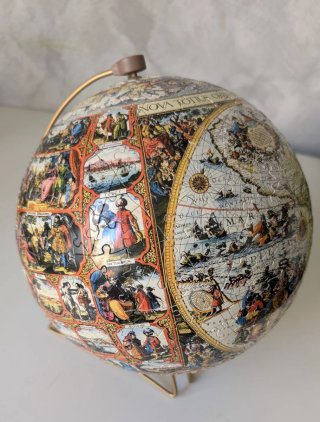 Puzzle Globo Terráqueo Mapa Antiguo