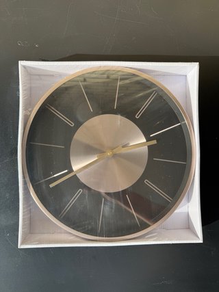 Reloj de Pared Moderno Plateado