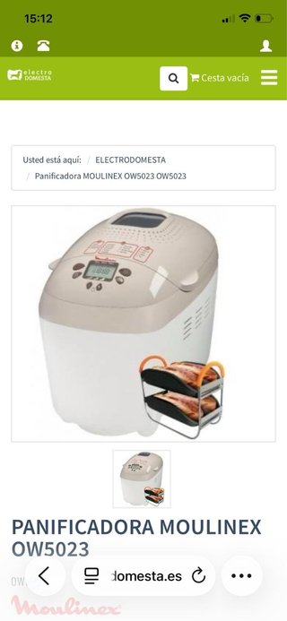 Panificadora Moulinex OW5023
