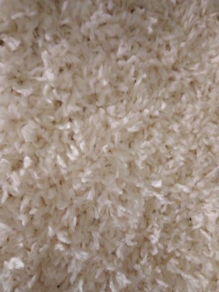 Alfombra blanca de ikea sin usar