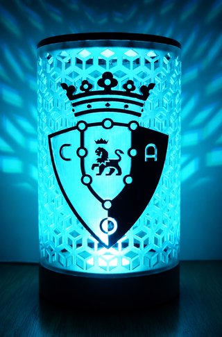 OSASUNA - Lámpara LED Personalizada