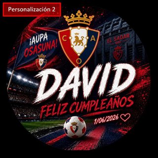 OSASUNA - Lámpara LED Personalizada
