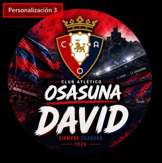 OSASUNA - Lámpara LED Personalizada