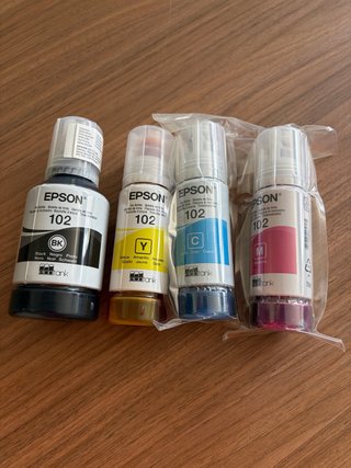 Tintas Epson 102 EcoTank Originales CMYK