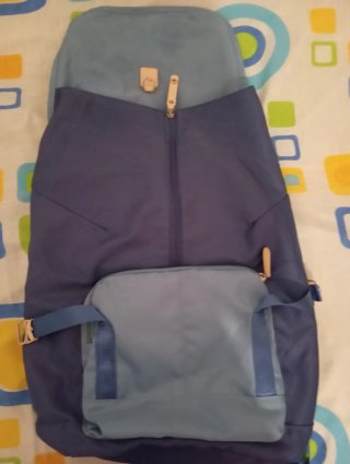 Mochila Yamtion 33L USB Azul/Verde
