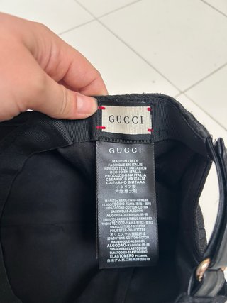 Cappellino Gucci Nero