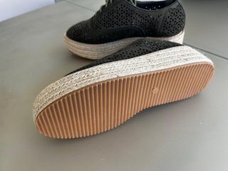 Zapatillas esparto plataforma verde