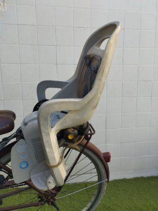 Bicicleta Elops 500 con silla infantil