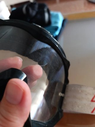 Gafas Motocross Progrip Negras y Blancas