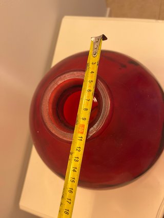 Jarrón grande cristal