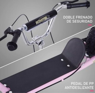 Patinete Scooter Rosa Grande