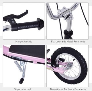 Patinete Scooter Rosa Grande