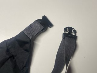 Riñonera Benzi Negra y Gris