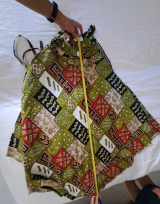 Abito estivo artigianale in puro cotone tg S