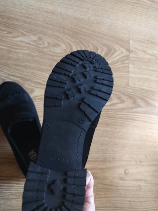 Zapatos negros mocasines talla 30