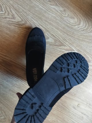Zapatos negros mocasines talla 30