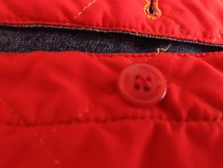Cazadora Reversible Tomas Burberry Azul/Roja