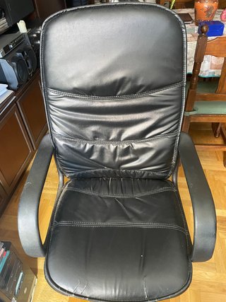 Sillón de escritorio de piel sintética