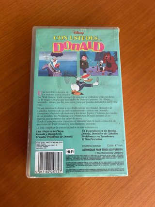 VHS Disney Con Ustedes... Donald