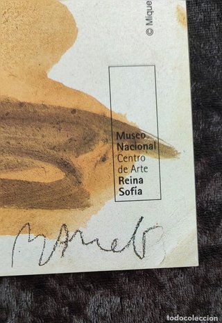 MIQUEL BARCELO - POSTER - CARTEL - OBRA SOBRE...