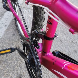 Bicicleta Wolfbike 24 Rosa