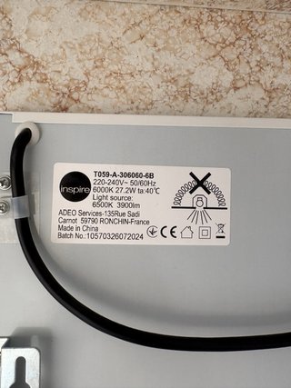 Panel LED Cuadrado 3900 Lúmenes