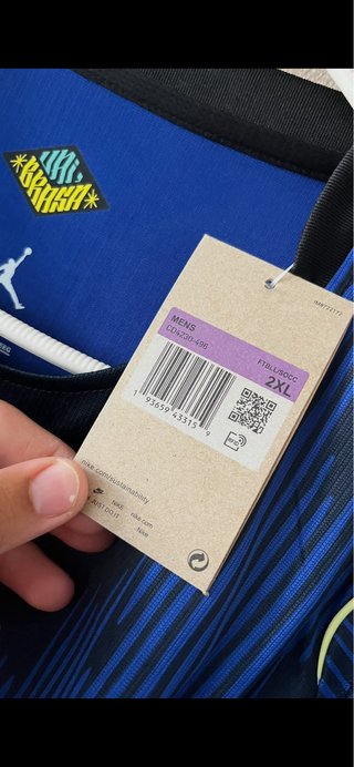 Camiseta Brasil Talla XXL