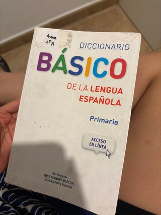 Diccionario básico de la lengua Española primaria