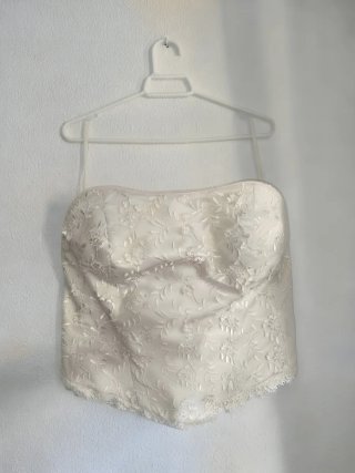 Conjunto Novia 3 Piezas: Vestido, Corsé y Estola