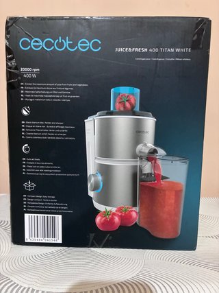 Licuadora Cecotec Juice&Fresh 400 Titan
