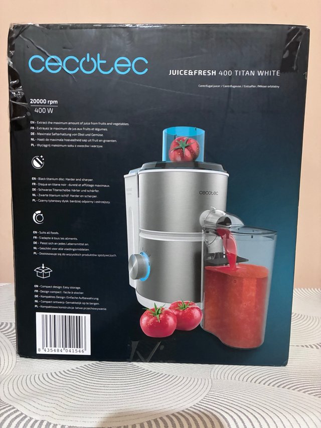 Licuadora Cecotec Juice&Fresh 400 Titan