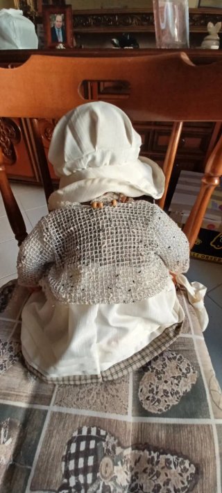 Bambola vintage country h 50 cm