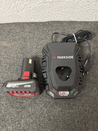 Batería 5Ah 12V y Cargador Rápido Parkside