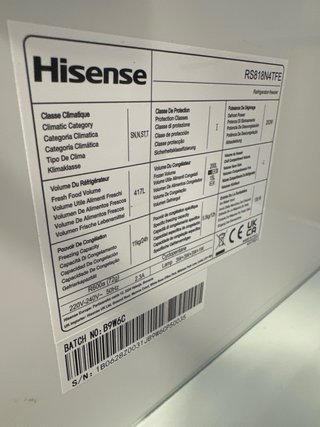 Nevera Americana Hisense