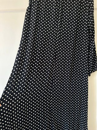 Vestido Zara lunares blanco y negro