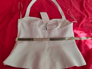 Blusa Halter Zara Blanca