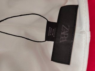 Blusa Halter Zara Blanca