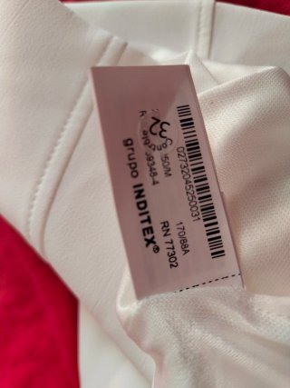 Blusa Halter Zara Blanca