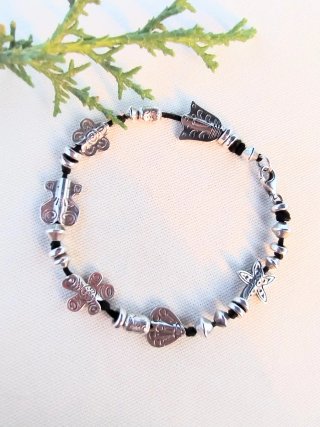 Pulsera Tous Plata y Cordón